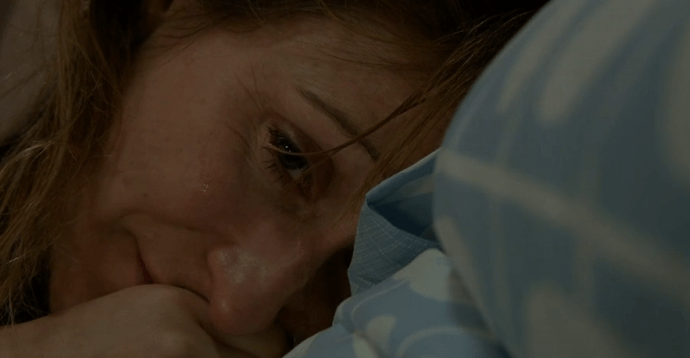  Laurel Potts cries herself to sleep during tonight's episode