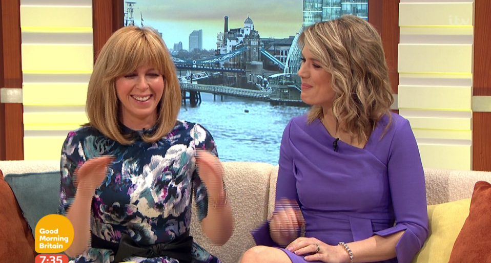  Kate Garraway left fans in hysterics with her fishbowl dance move on Good Morning Britain