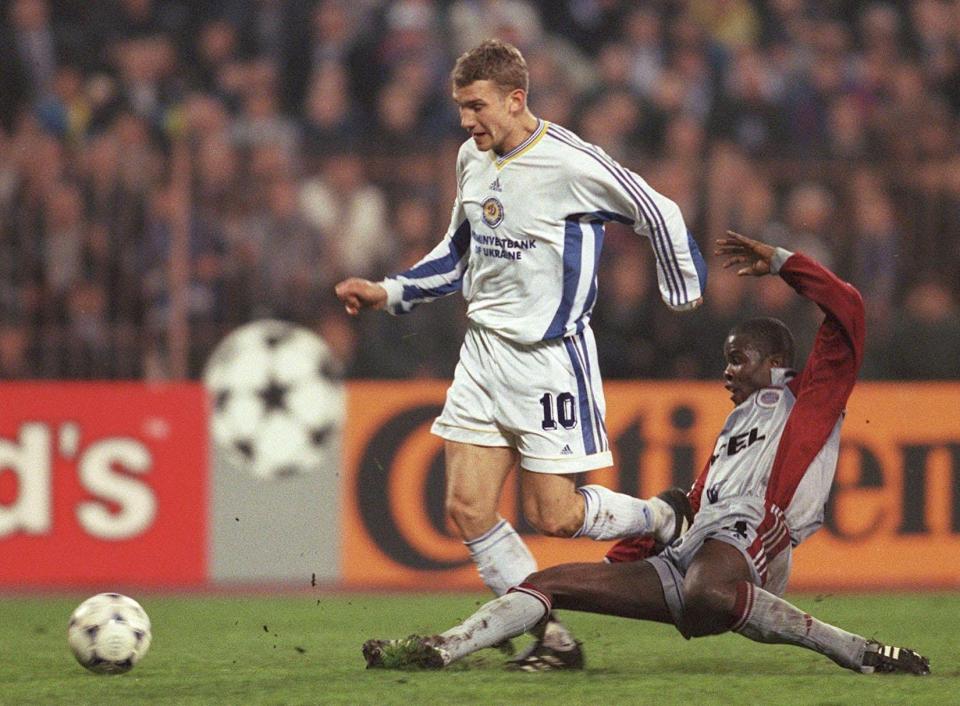 Andriy Shevchenko scored twice as Dynamo Kiev played out epic 3-3 draw