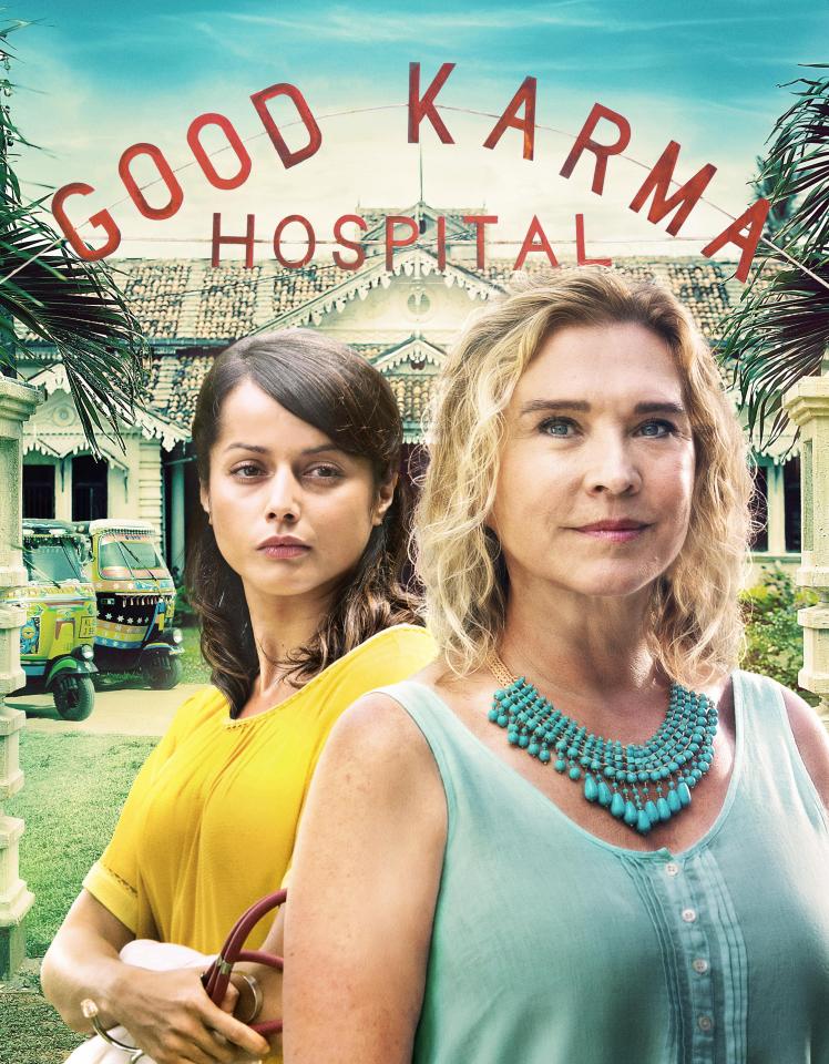 The Good Karma Hospital: Seeing a snake was one of several exotic animal encounters Amanda had filming the six-part series in Sri Lanka – she also spotted a giant lizard