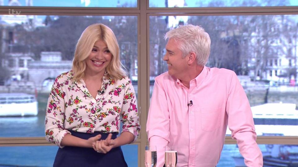  Holly Willoughby and Phillip Schofield joked about her appearance on The One Show on Tuesday morning