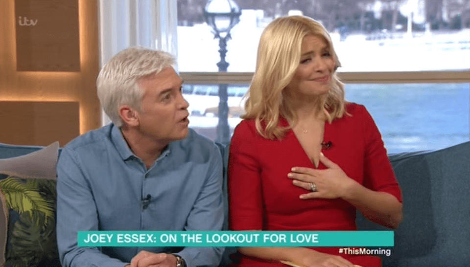  Holly Willoughby initially felt for him after he called himself weird