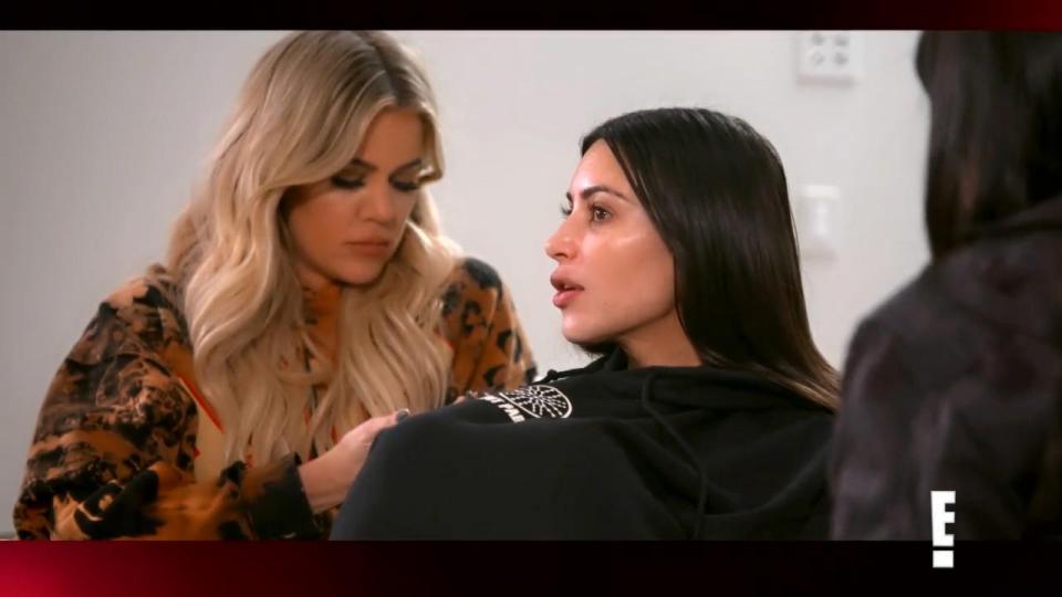  Kim tells a worried Khloe of her fears