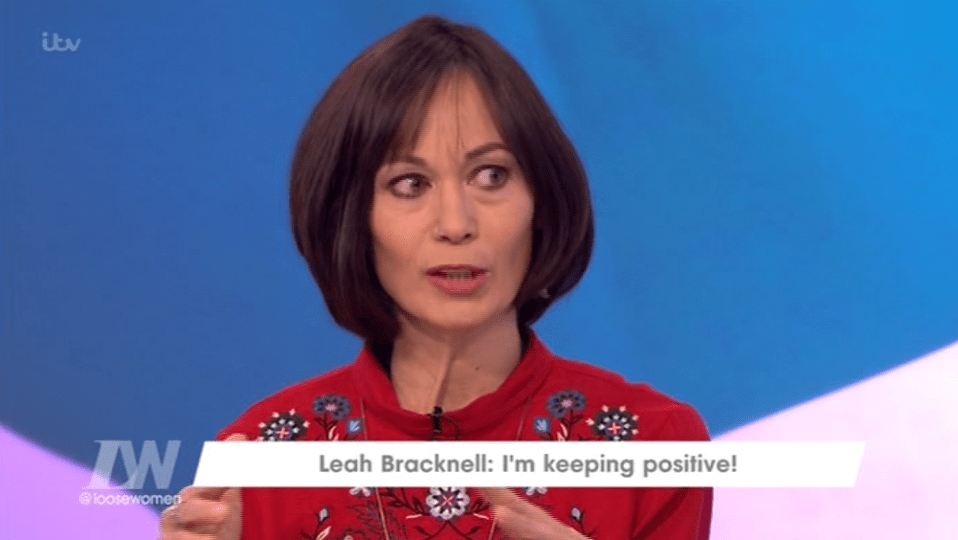  Former Emmerdale actress Leah Bracknell has revealed why she is mindful to stay positive as she continues battle terminal lung cancer