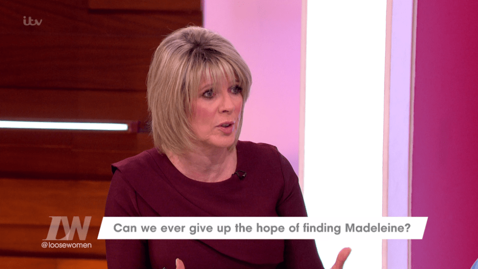  Ruth Langsford defended Kate McCann and said that she felt for her