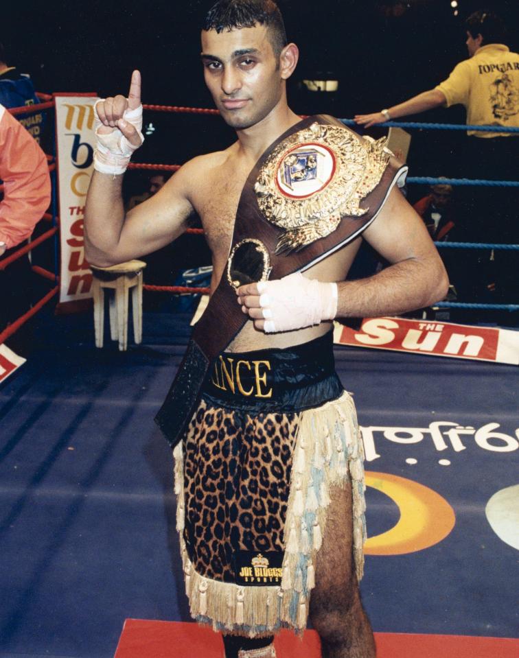  'Prince Naz' back in 1995 his fighting days as a featherweight