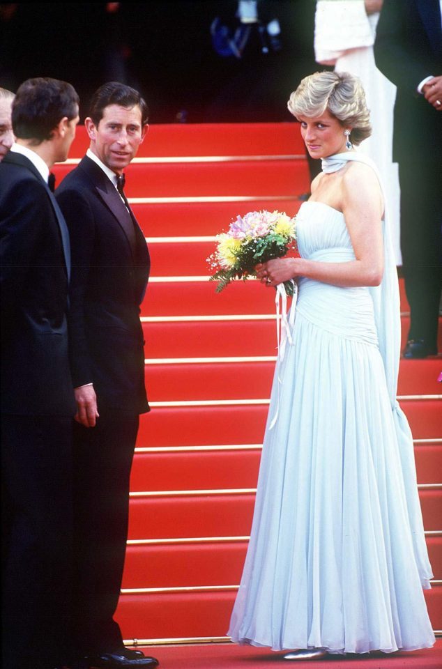  Visitors to an exhibition at Kensington Palace next week will get to see the blue silk chiffon dress Princess Diana wore to the Cannes Film Festival in 1987