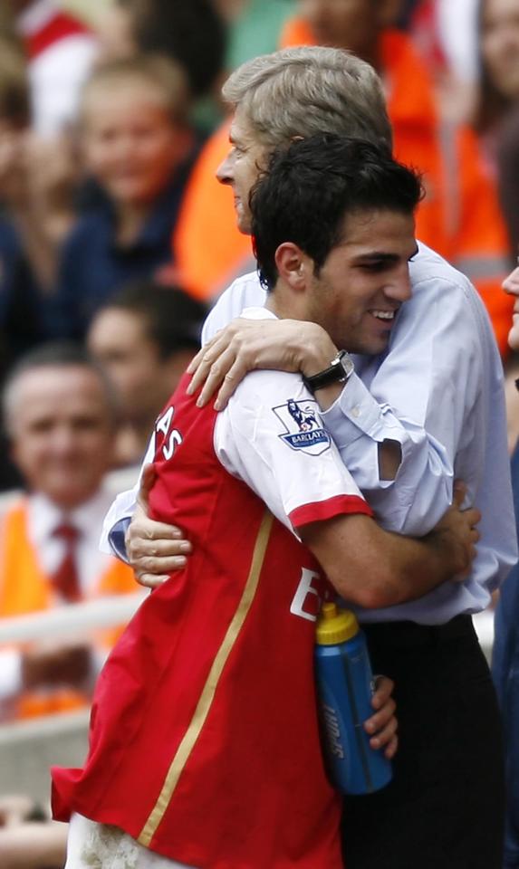  Fabregas only had one major winners medal to his name from his days at Arsenal - an FA Cup triumph in 2005