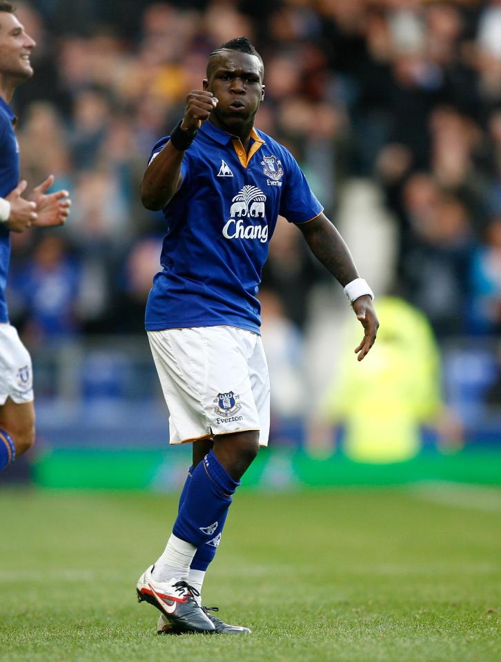  Royston Drenthe enjoyed a short spell at Everton during his football career