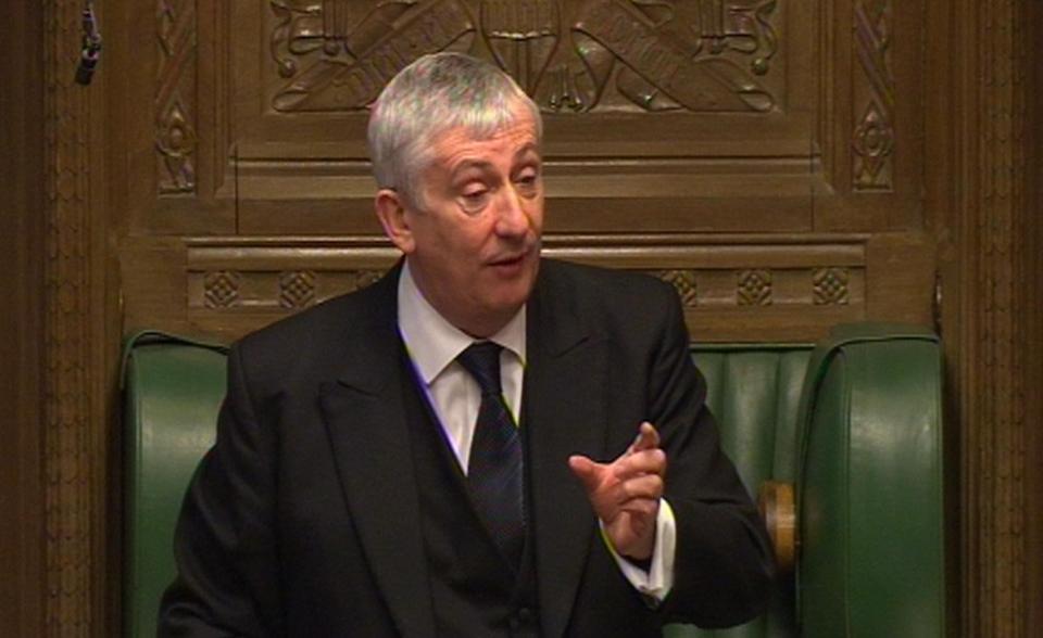  Lindsay Hoyle was accused of cutting off an SNP MP