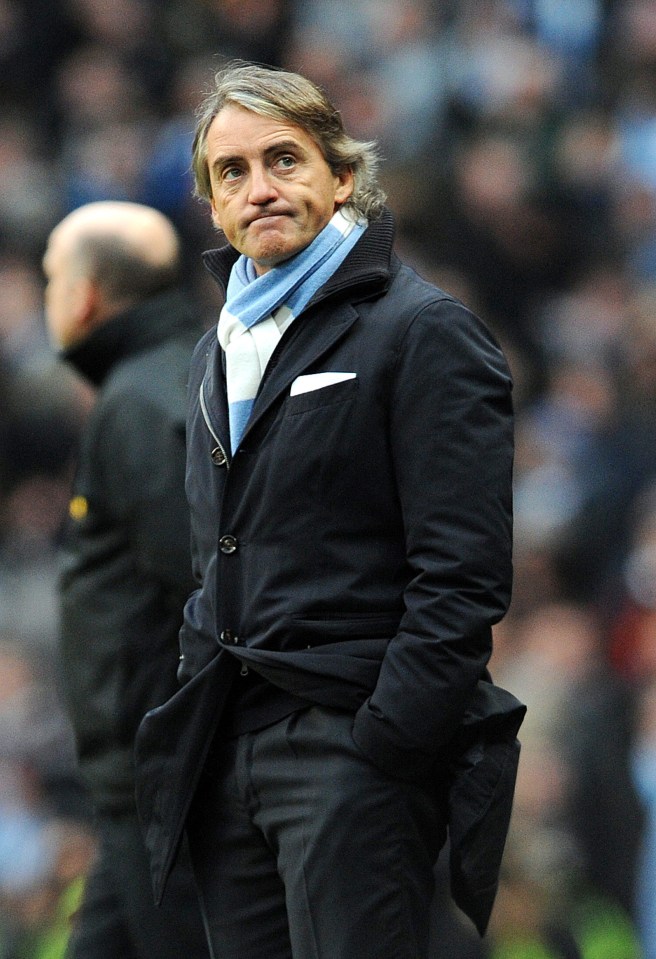 Roberto Mancini’s guided Manchester City to the Premier League title