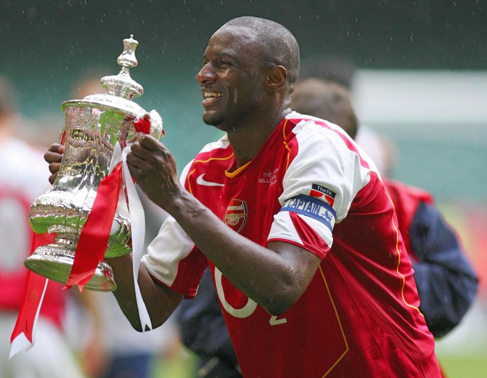  Patrick Vieira is also praised in the catchy tune