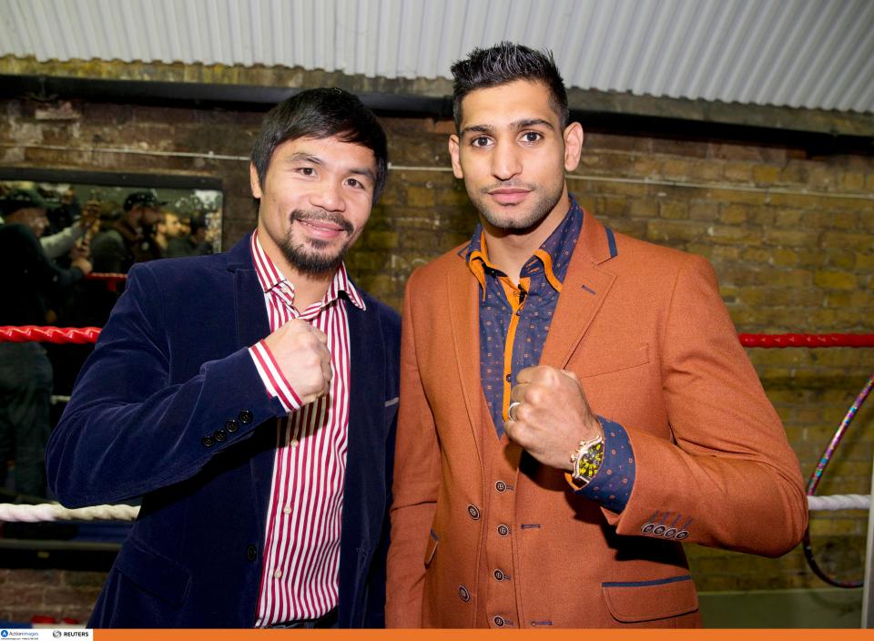 Manny Pacquiao and Amir Khan know each other well after training together for years