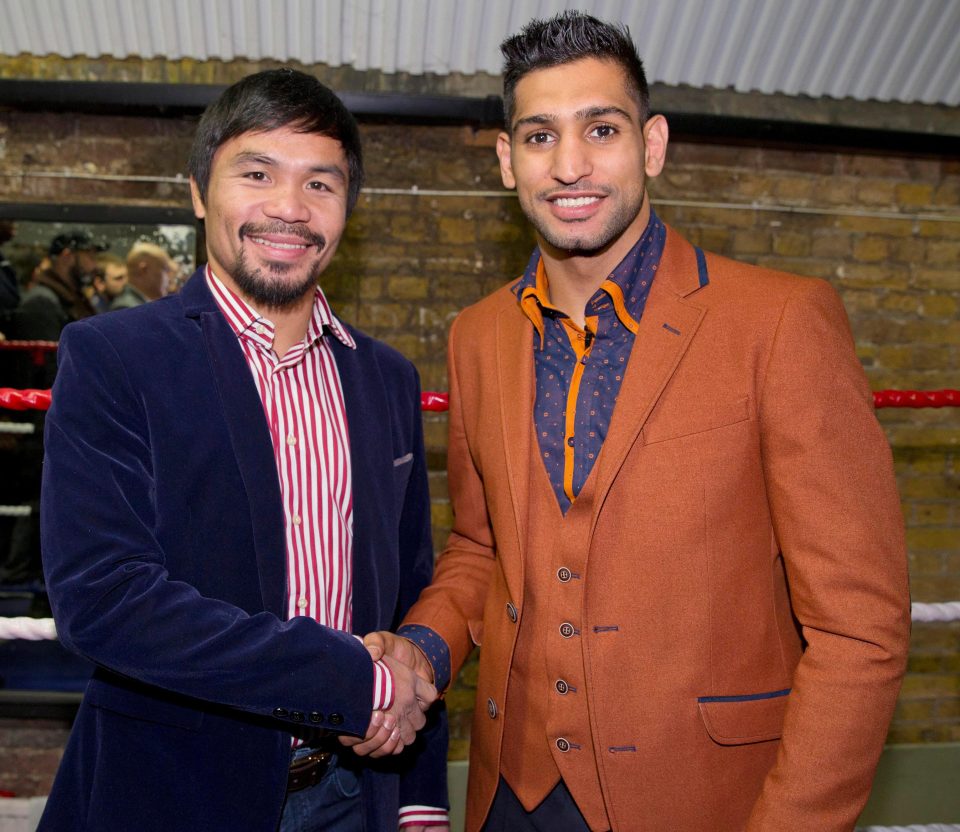 Manny Pacquiao and Amir Khan know each other well after training together for years