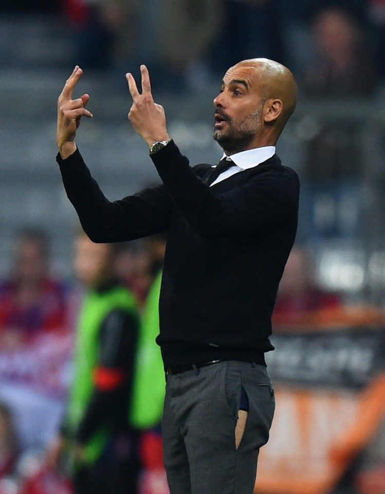  Pep Guardiola managed to tear his trousers against Porto last year