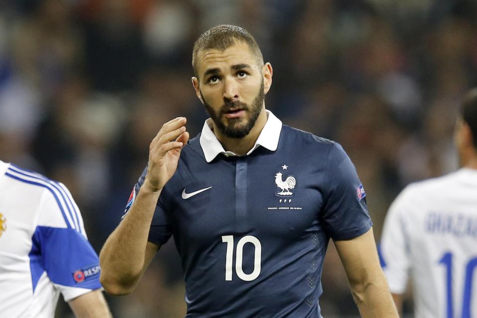  Benzema was dropped from France's Euro 2016 squad for his part in the incident