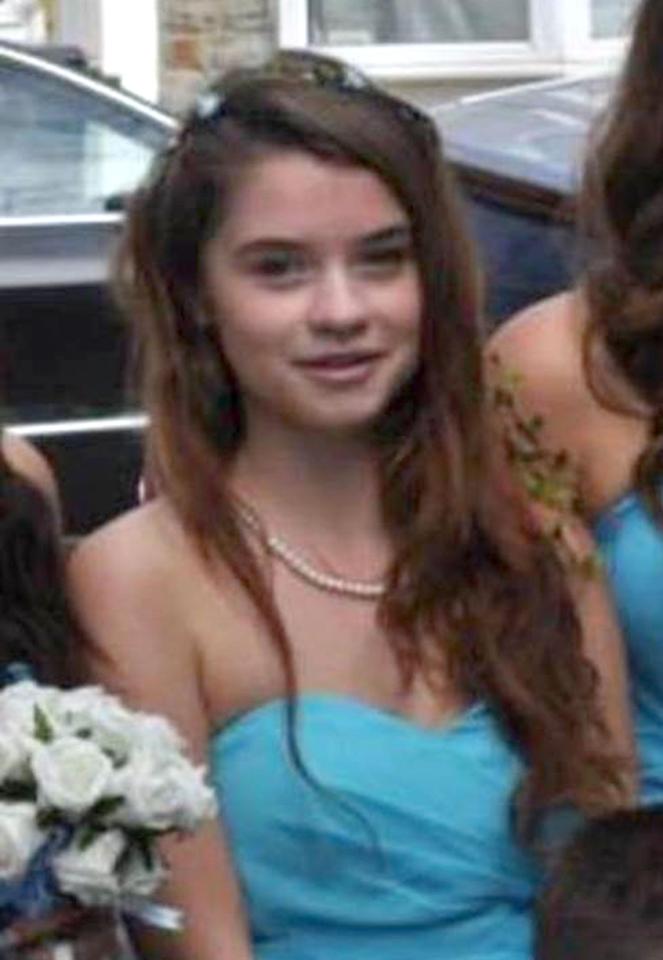  Becky Watts, 16, was suffocated and then chopped up into pieces by her step-brother and his girlfriend