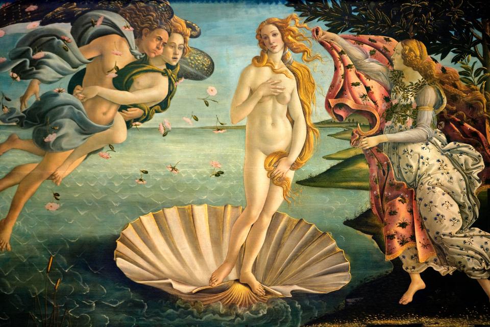  Bey's portrait is a near clone of Sandro Botticelli’s The Birth of Venus painting, which dates back to the mid-1940s