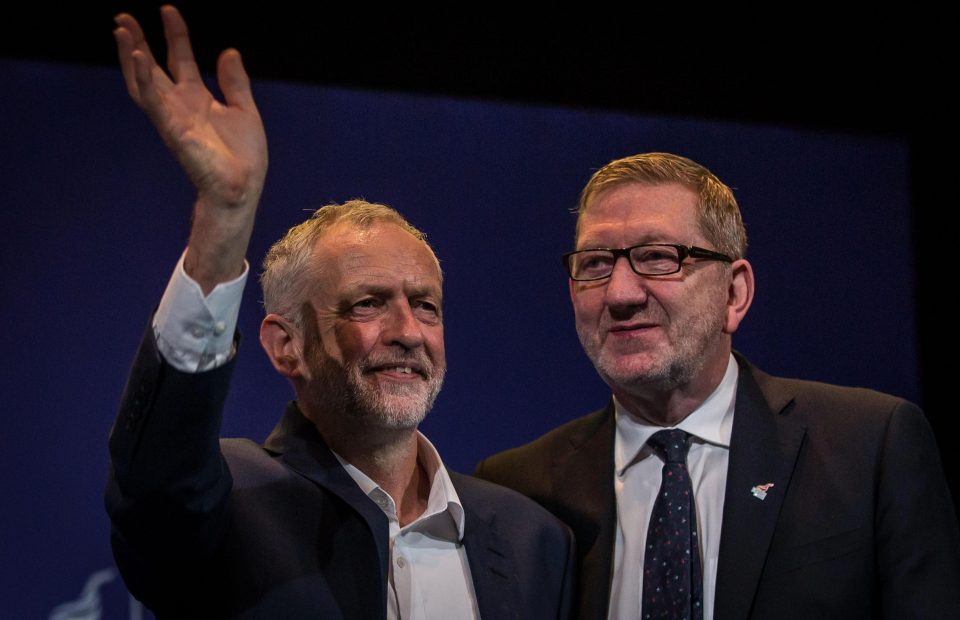 Corbyn was handed the dosh in interest-free loans by leftie union pal Len McCluskey