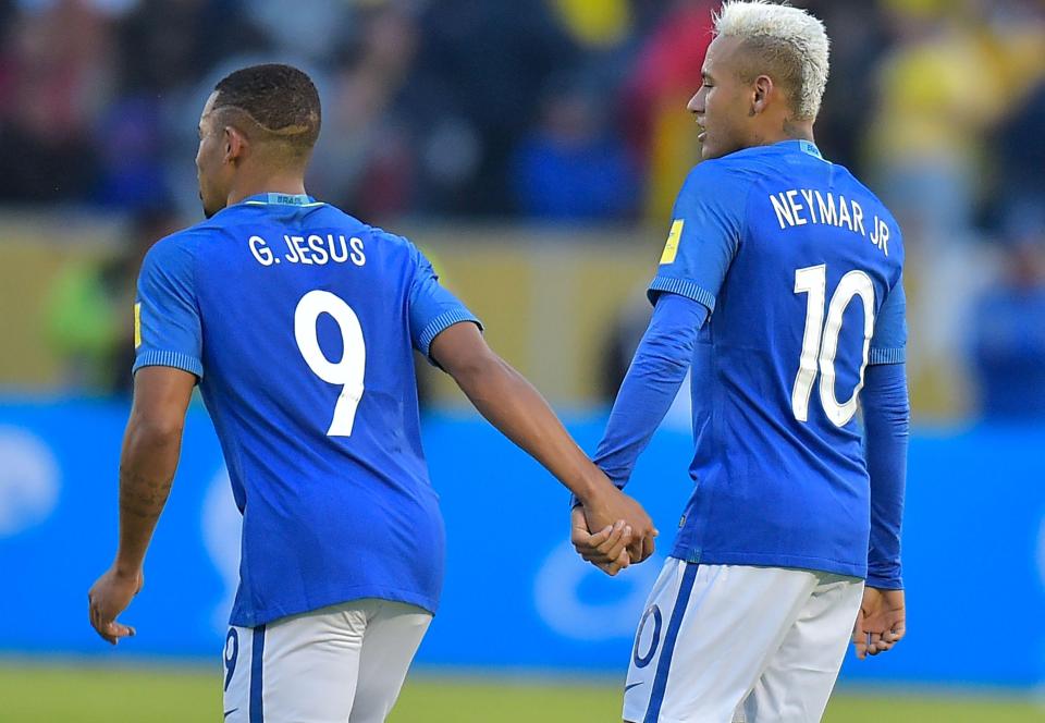 Jesus and Neymar played together during Brazils run to Olympic gold in Rio