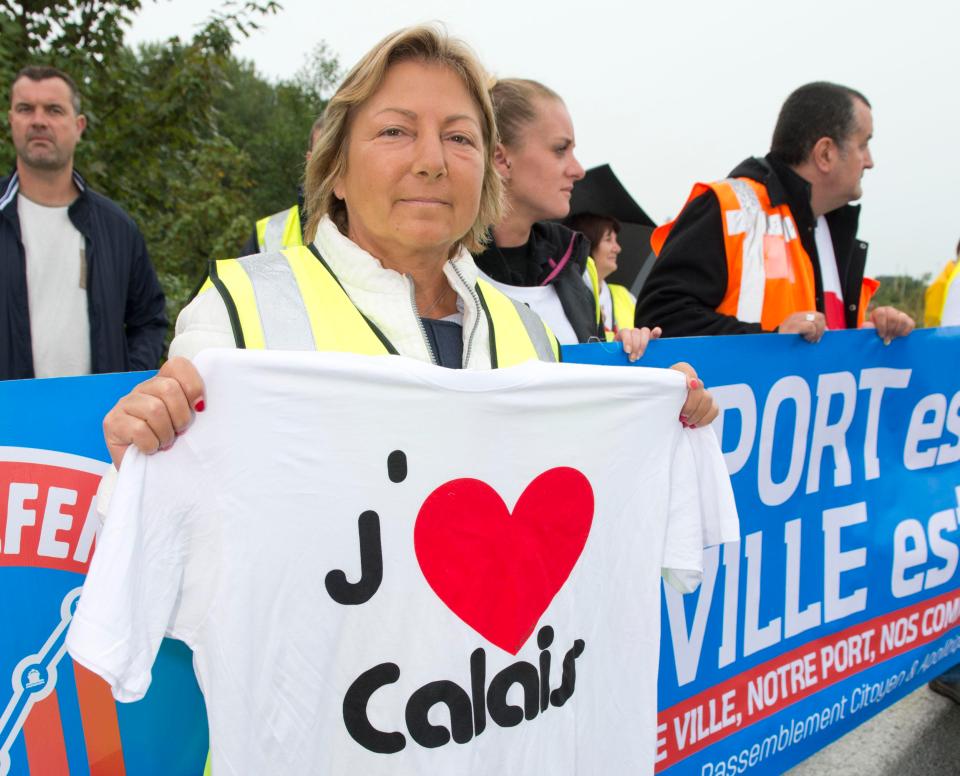  Calais mayor Natacha Bouchart blamed the UK's 'black market economy'