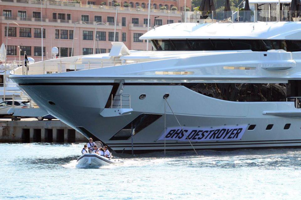  Brodkin previously renamed Sir Philip Green's £100million super yacht after the BHS scandal