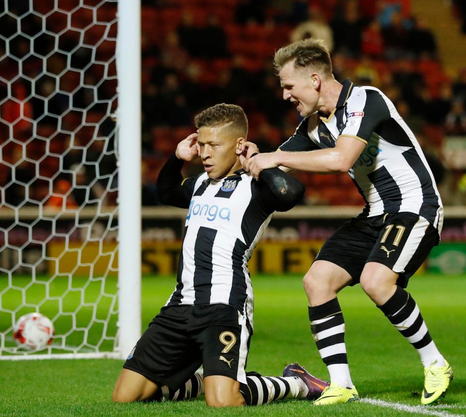  The striker has scored 20 goals for the Toon Army so far this season