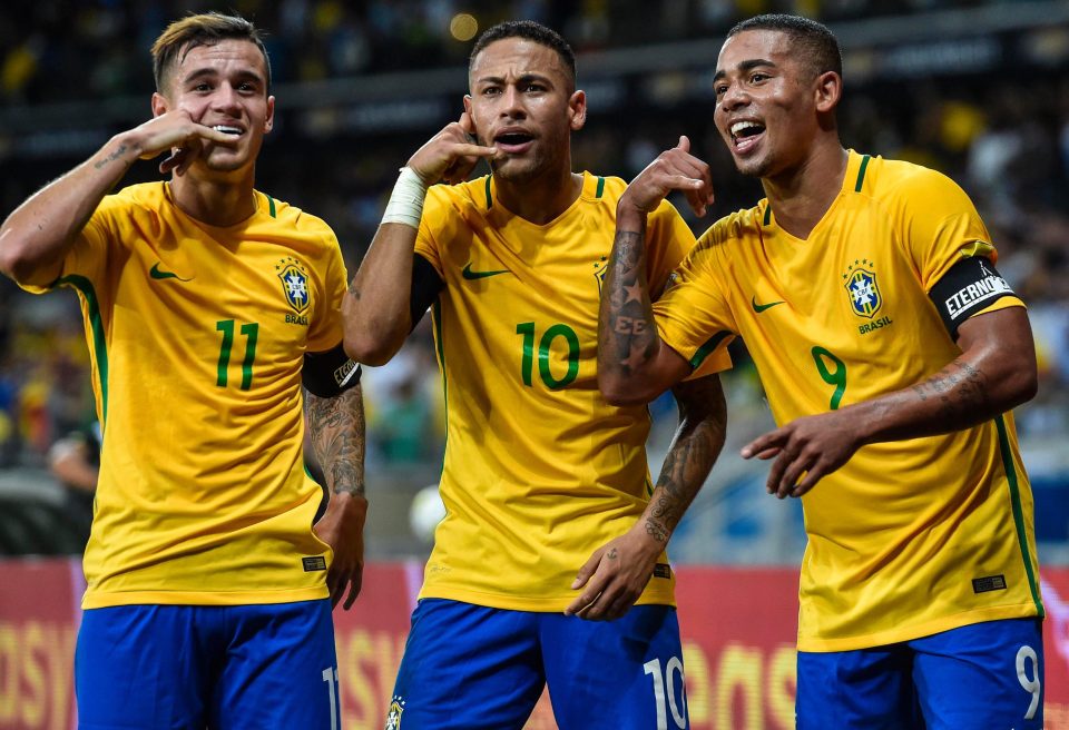 Gabriel Jesus has also pulled out the celebration for Brazil