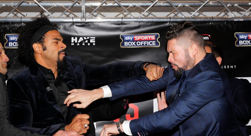  Bellew admits it's personal after Haye threw a punch at him during a press conference