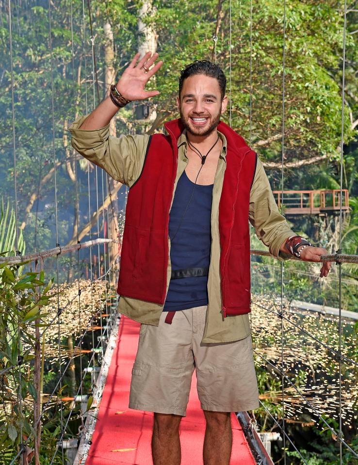 Adam Thomas came third in last year's I'm A Celeb