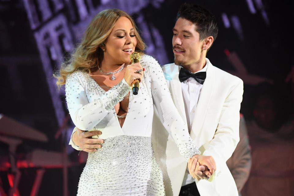  Mariah and her backing dancer Bryan began dating after her split with her fiance James Packer