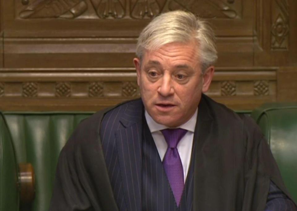  Speaker Bercow said he had concerns around inviting Mr Trump to address Parliament before he implemented his controversial travel ban