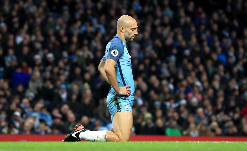 Zabaleta has struggled to cement a place in Manchester City's first-team this season