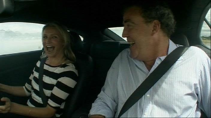  Jeremy Clarkson and Cameron Diaz in the car