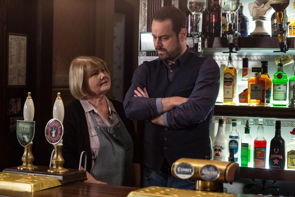  Danny currently plays EastEnders landlord Mick Carter