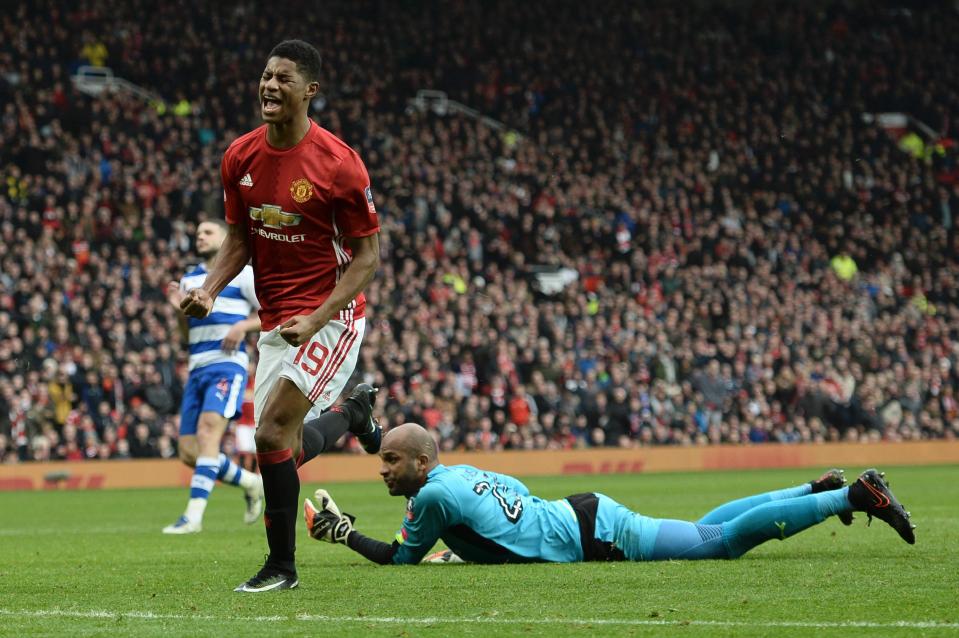 Marcus Rashford also enjoyed a stunning start to life in the Premier League