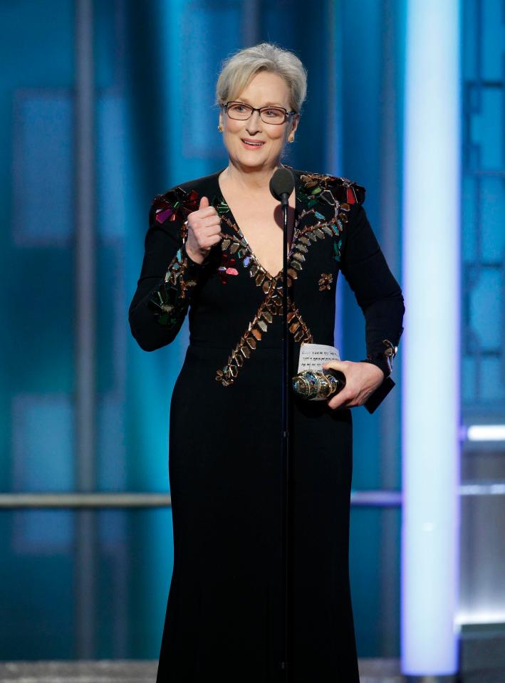  Meryl had a nod in the Best Actress category for Florence Foster Jenkins