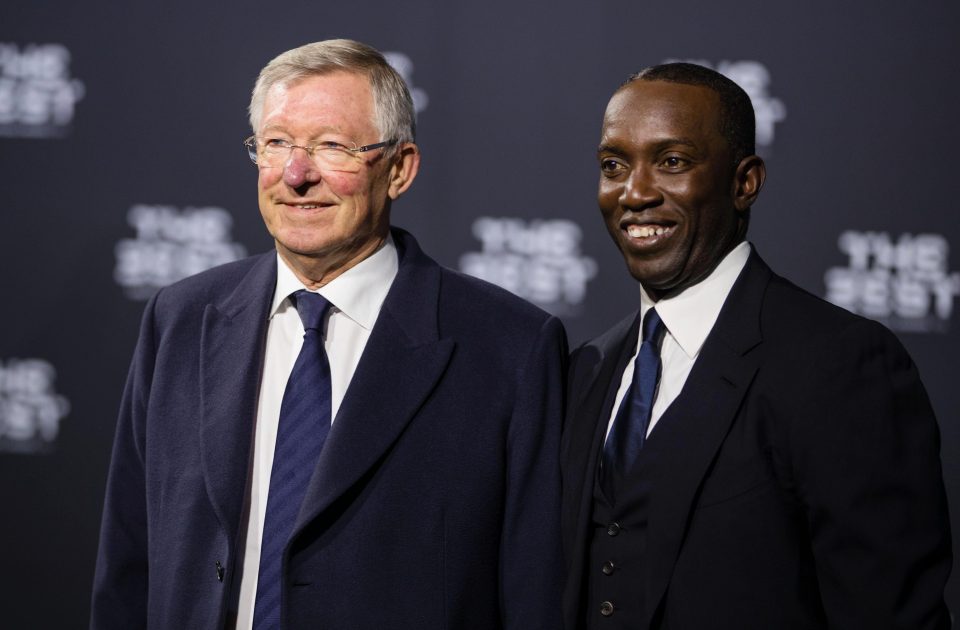  Man United legend Dwight Yorke (right) was banned from boarding a plane at Miami Airport