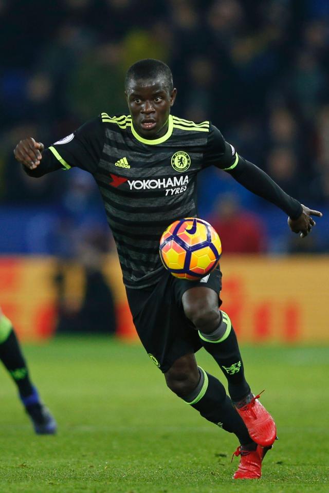  N'Golo Kante has become one of the best players in the Premier League in the last 18 months