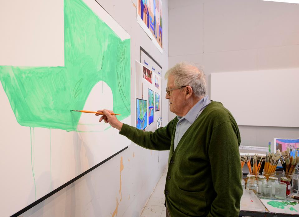  Friday's edition will also feature Hockney’s first-ever in-depth interview with The Sun