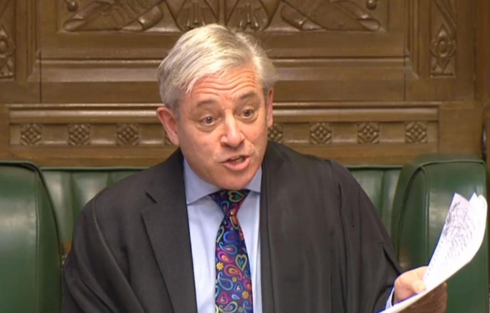  He was told to apologise for using "unparliamentary language" by the Speaker John Bercow