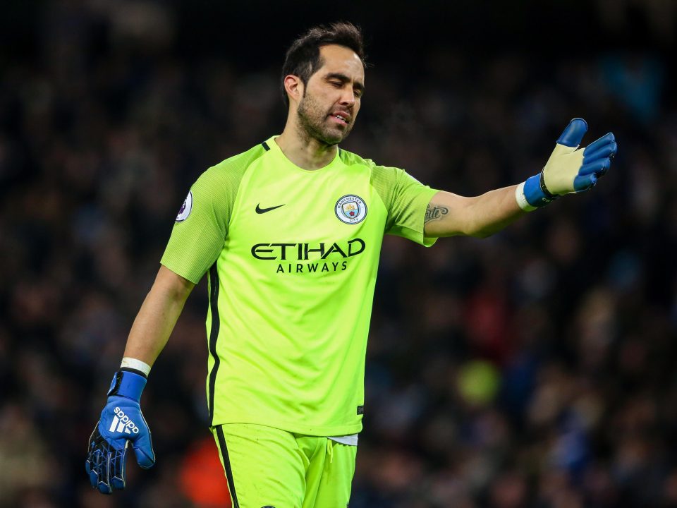  Claudio Bravo has not made the impact in goal that Guardiola would have hoped