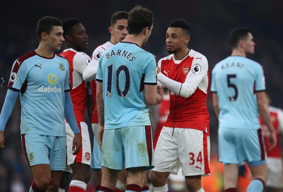  Arsenal have won all ten of their matches with Francis Coquelin missing out