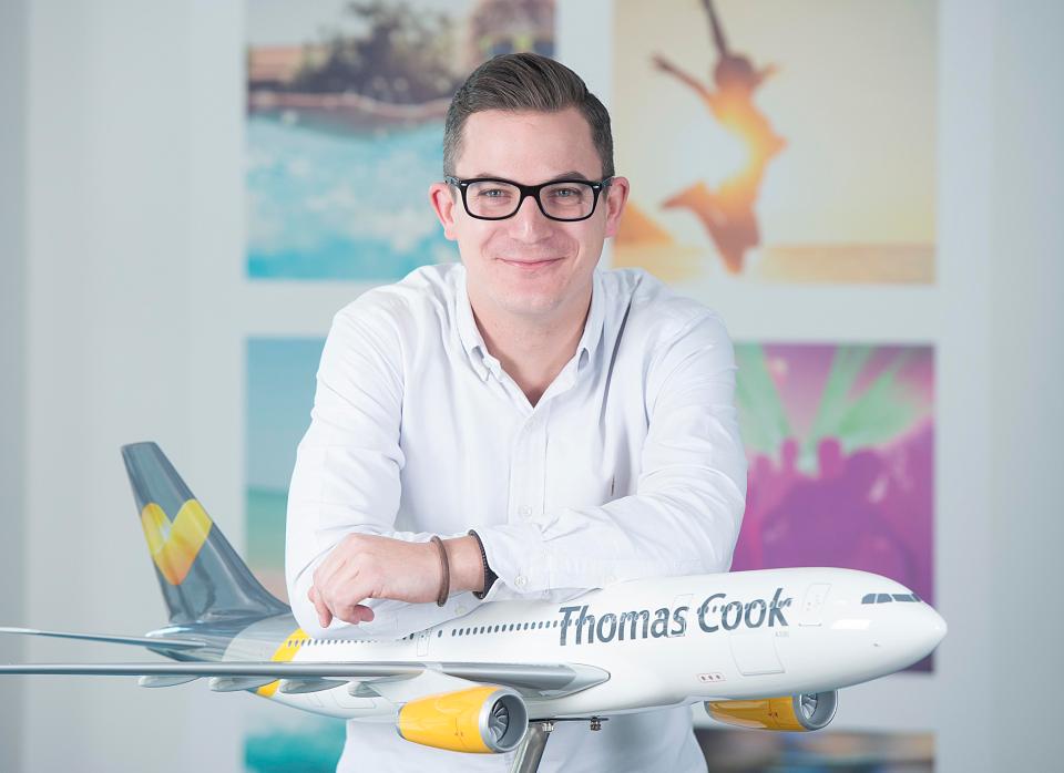  Thomas Arey, 28, spent ten years working for Thomas Cook overseas, progressing from a service rep to resort manager before turning his hand to recruitment