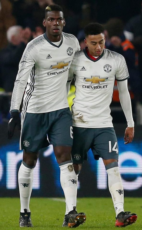 Paul Pogba and Lingard...remained friends