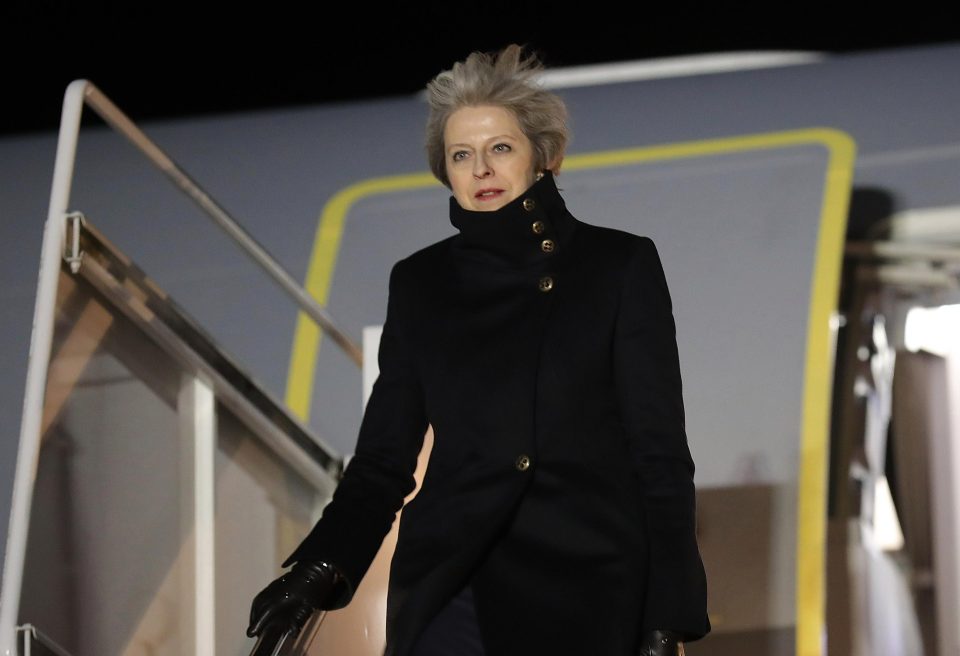  Theresa May flew from the US to Turkey last week as her plane was tracked on an app