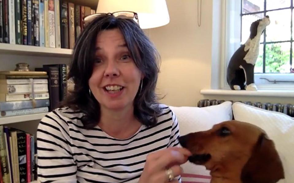 Helen Bailey and Boris dog 