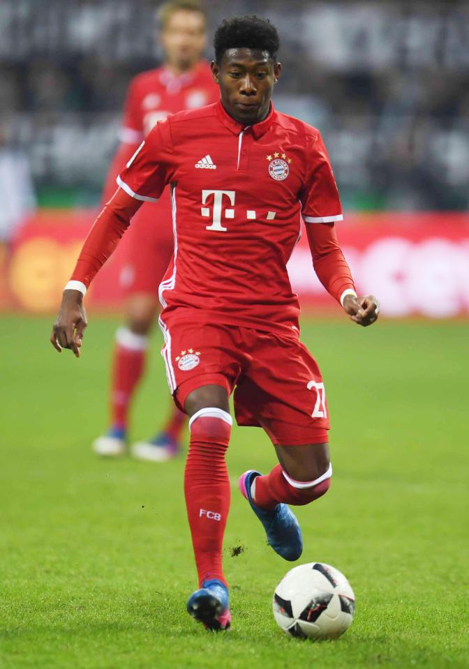  David Alaba knows Guardiola from his days at Bayern Munich