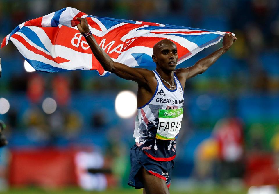 Farah is a four-time Olympic gold medallist