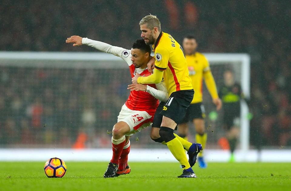  Francis Coquelin could well be Arsenal's unlucky charm this season